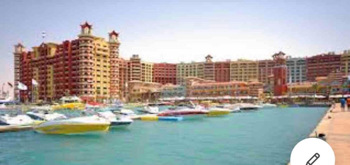 Sea View Apartment In Porto Marina El Alamein Exterior foto